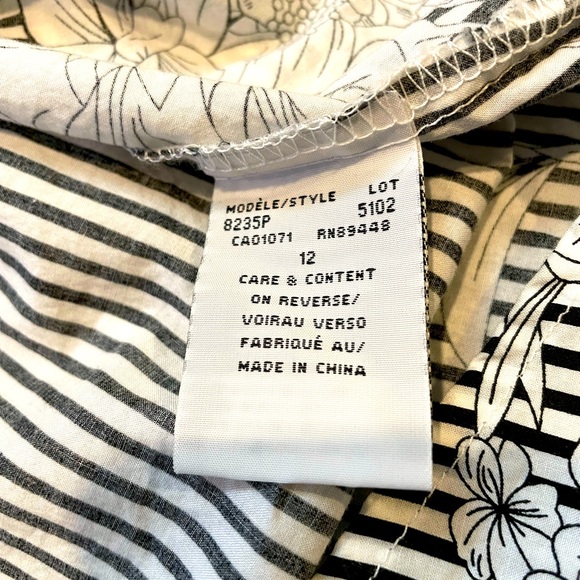 Simon Chang Floral Patterned Long Shirt US12 - Picture 9 of 12